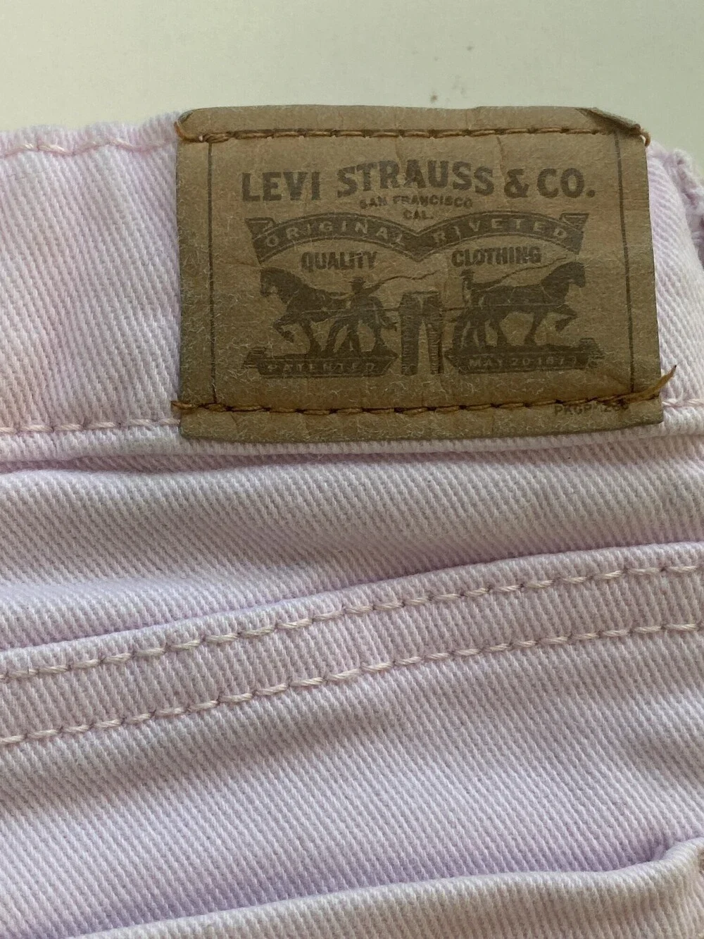 Levis 710 Super Skinny Girls Pink Jeans Size 14 Regular